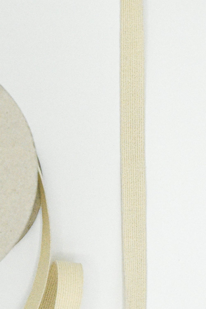 organic cotton and natural rubber elastic